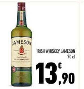Conad IRISH WHISKEY JAMESON 70 cl offerta