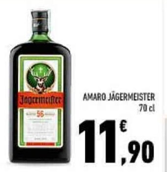 Conad AMARO JÄGERMEISTER 70 cl offerta