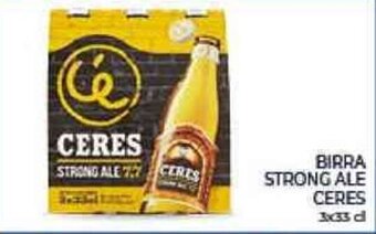 Conad BIRRA STRONG ALE 77 CERES 3 x 33 cl offerta