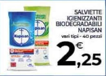 SALVIETTE IGIENIZZANTI BIODEGRADABILI NAPISAN