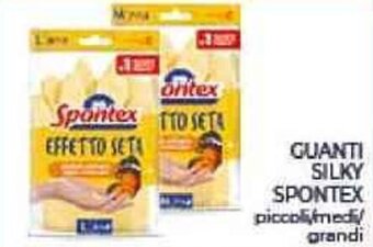 Conad GUANTI SILKY SPONTEX piccoli/medi offerta