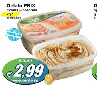 Prix Quality Gelato PRIX Crema Fiorentina kg 1 offerta
