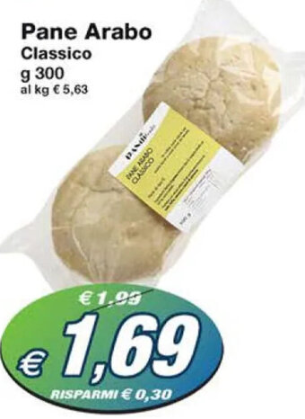 Prix Quality Pane Arabo Classico g 300 offerta