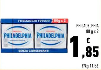 Conad Superstore PHILADELPHIA 80 g x 2 offerta