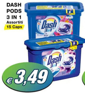 Prix Quality DASH PODS 3 IN 1 Assortiti 15 Caps offerta