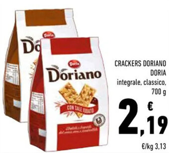 Conad Superstore CRACKERS DORIANO DORIA 700 g offerta