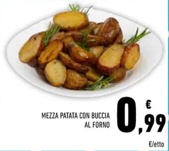 MEZZA PATATA CON BUCCIA AL FORNO
