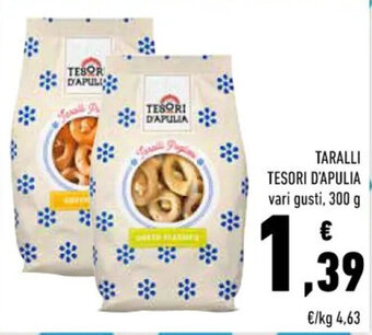 TARALLI TESORI D'APULIA vari gusti, 300 g