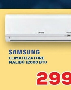Euronics Samsung Climatizzatore Malibu 12000 BTU offerta