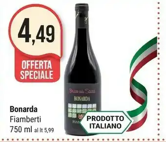 Supermercati Gulliver Fiamberti Bonarda 750 Ml offerta