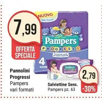 Supermercati Gulliver Pampers Pannolini Progressi offerta