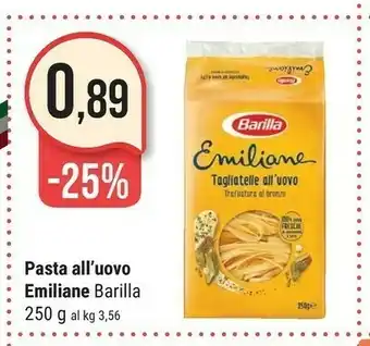 Supermercati Gulliver Barilla Grattoni All'Uovo Emiliane 250 G(ml) offerta