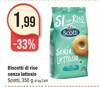 Supermercati Gulliver Scotti Biscotti Di Riso offerta