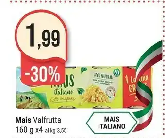 Supermercati Gulliver Valfrutta Mais offerta