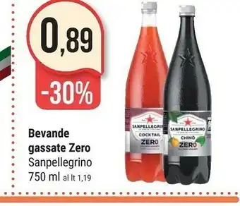 Supermercati Gulliver San Benedetto Chinotto Zero 750 G(ml) offerta