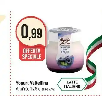 Supermercati Gulliver Alpiyò Yogurt Valtellina offerta