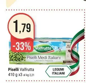 Supermercati Gulliver Valfrutta Piselli Medi Di Giornata 1230 G(ml) offerta