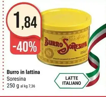 Supermercati Gulliver Soresina Burro In Latina offerta