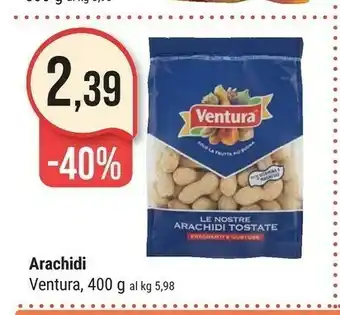 Supermercati Gulliver Ventura Arachidi offerta