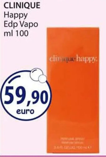 Acqua & Sapone CLINIQUE Happy Edp Vapo ml 100 offerta