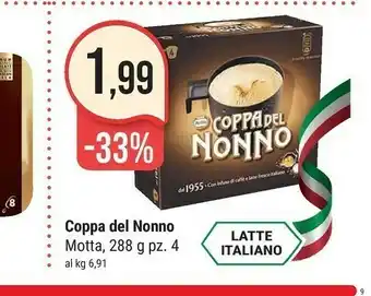 Supermercati Gulliver Motta Coppa Del Nonno Classica 288 G(ml) offerta