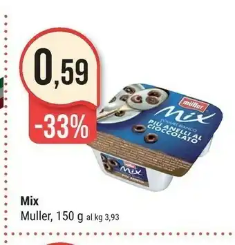 Supermercati Gulliver Muller Mix 150 G offerta