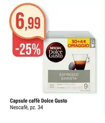 Supermercati Gulliver Nescafé Capsule Caffè Dolce Gusto offerta