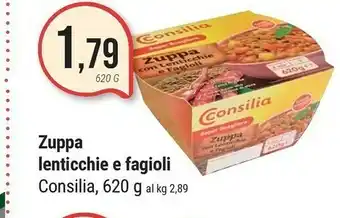 Supermercati Gulliver Consilia Zuppa Lenticchie E Fagioli offerta