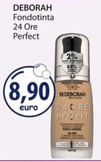 Acqua & Sapone DEBORAH Fondotinta 24 Ore Perfect offerta