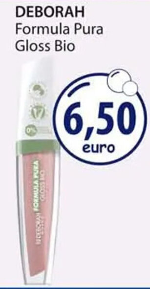Acqua & Sapone DEBORAH Formula Pura Gloss Bio offerta