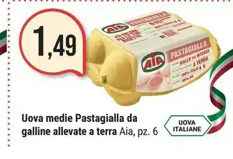Supermercati Gulliver Aia Uova Medie Pastagialla Da Galline Allevate A Terra offerta