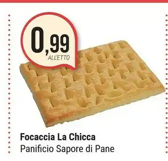 Supermercati Gulliver Focaccia La Chicca offerta