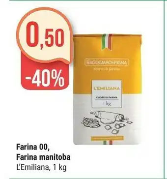 Supermercati Gulliver Agugiaro & figna Farina 00, Farina Manitoba L'emiliana offerta