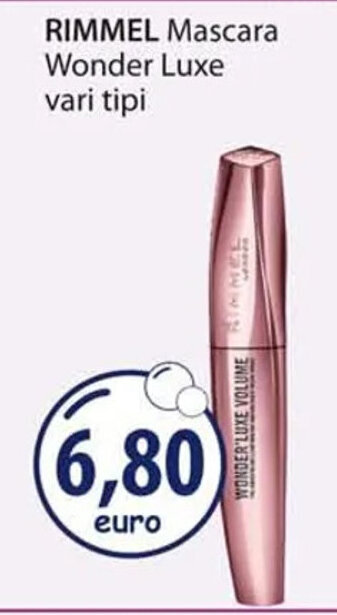 Acqua & Sapone RIMMEL Mascara Wonder Luxe vari tipi offerta