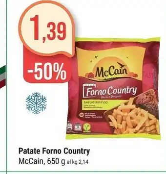 Supermercati Gulliver Mccain Patate Forno Country 650 G offerta
