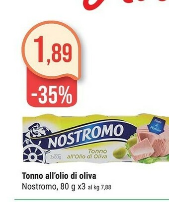 Supermercati Gulliver Nostromo Tonno All'Olio Di Oliva offerta