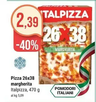Supermercati Gulliver Italpizza Pizza Margherita 26x38 470 G offerta