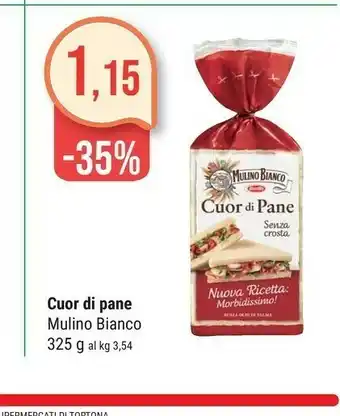 Supermercati Gulliver Mulino Bianco Cuor Di Pane 325 G(ml) offerta