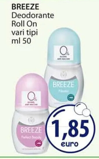 Acqua & Sapone BREEZE Deodorante Roll On vari tipi ml 50 offerta