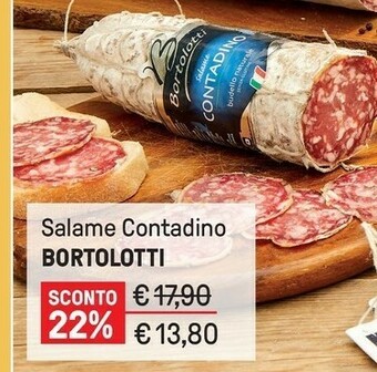 Iper La Grande Bortolotti Salame Contadino offerta