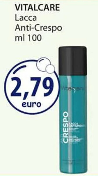 Acqua & Sapone VITALCARE Lacca Anti-Crespo ml 100 offerta