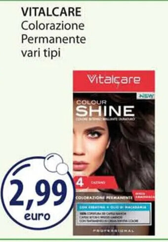 Acqua & Sapone VITALCARE Colorazione Permanente vari tipi offerta