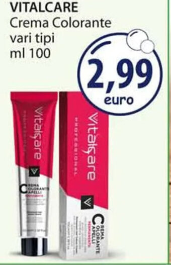 Acqua & Sapone VITALCARE Crema Colorante vari tipi ml 100 offerta