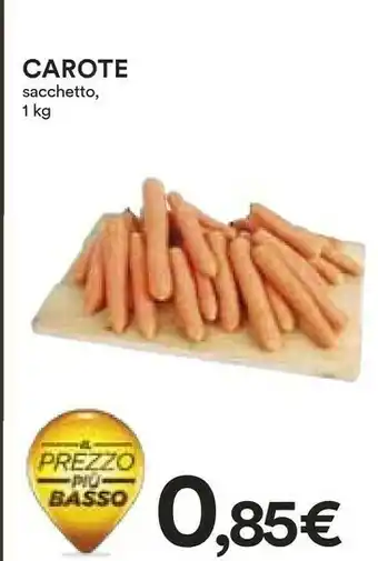 Coop Carote Sacchetto 1000 G offerta