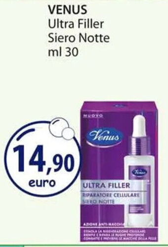 Acqua & Sapone VENUS Ultra Filler Siero Notte ml 30 offerta