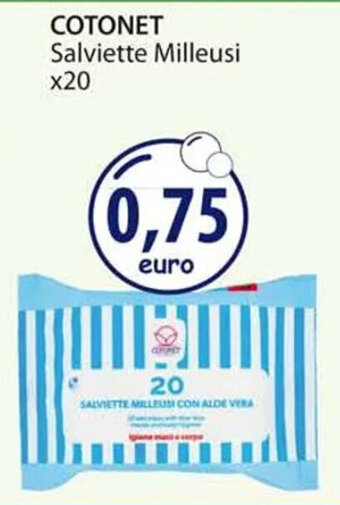 Acqua & Sapone COTONET Salviette Milleusi x20 offerta