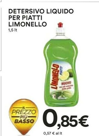 Coop Detersivo piatti offerta
