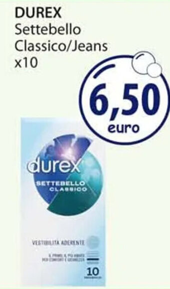 Acqua & Sapone DUREX Settebello Classico/Jeans x10 offerta