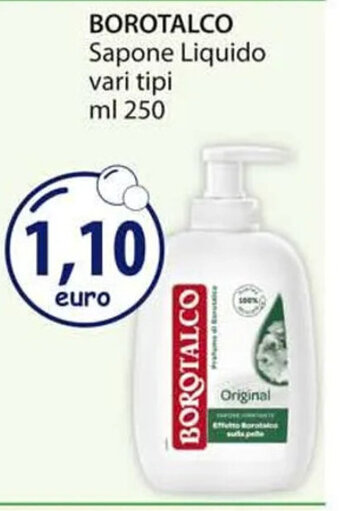 Acqua & Sapone BOROTALCO Sapone Liquido vari tipi ml 250 offerta