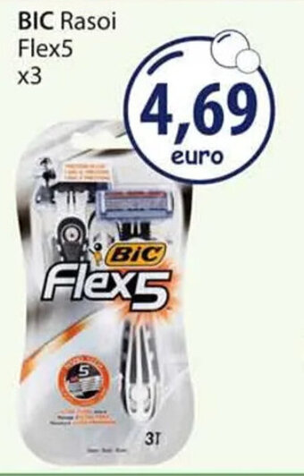 Acqua & Sapone BIC Rasoi Flex5 x3 offerta
